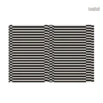 Tapis rayé aux motifs élégants pour une décoration moderne