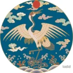 Tapis Rond Chinois traditionnel