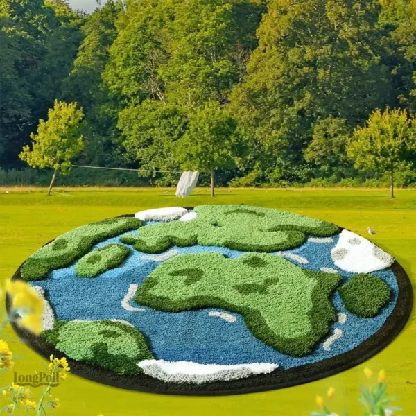 Tapis rond artistique pour embellir votre espace