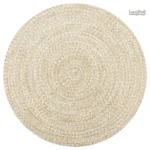 Tapis rond en jute naturel