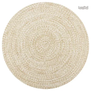 Tapis rond en jute naturel