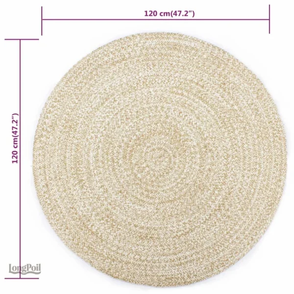 Tapis rond en jute, ambiance chaleureuse et cosy