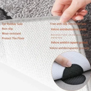 Tapis confortable pour décoration de salle de bain