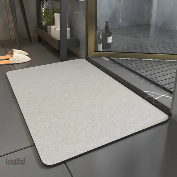 tapis-salle-de-bain-diatomite-1 Tapis Diatomite pour salle de bain absorbant et antidérapant