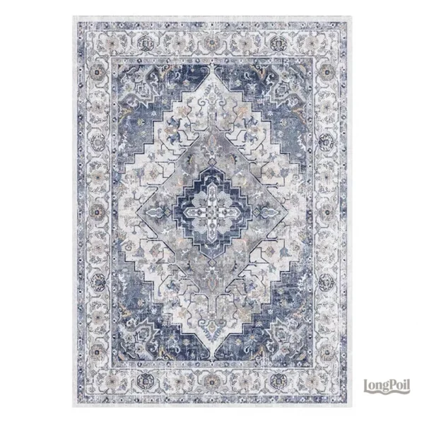 tapis-salon-ancien-1 Tapis ancien au style vintage pour salon élégant