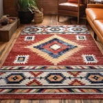 Tapis décoratif au style bohème pour un intérieur tendance