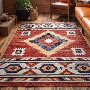 Tapis décoratif au style bohème pour un intérieur tendance