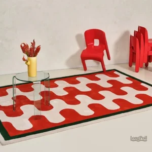 Tapis haut de gamme, style contemporain pour décoration intérieure