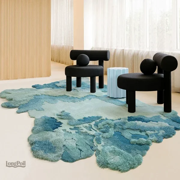 Tapis contemporain pour décoration intérieure
