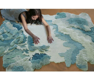 Accessoire déco salon, tapis design chic