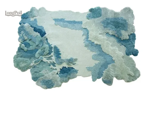 Tapis décoratif unique pour espace de vie