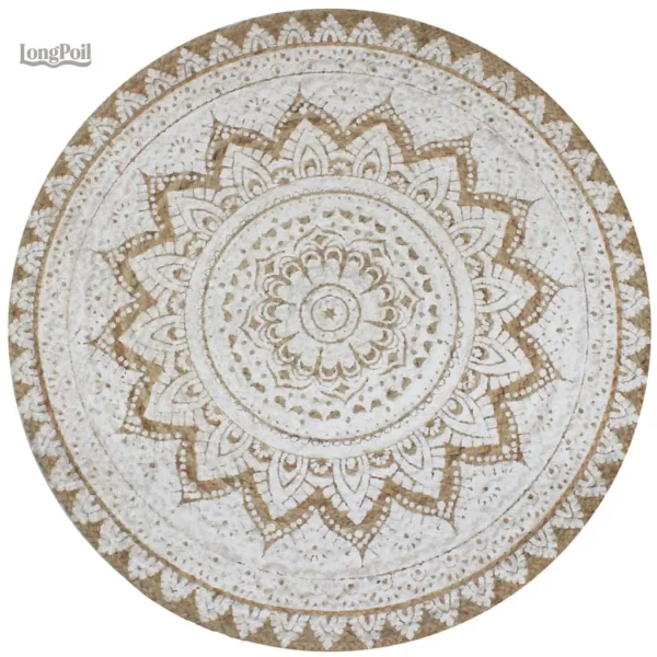 tapis-salon-en-jute-1 Tapis en jute naturel pour salon