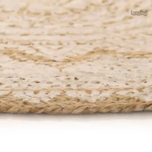 Tapis en jute tissé à la main pour ambiance cosy