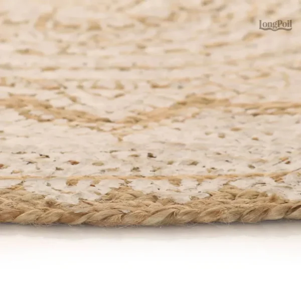 Tapis en jute tissé à la main pour ambiance cosy