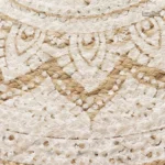 Tapis en jute rond pour une touche bohème