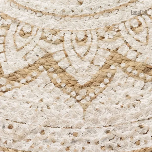 Tapis en jute rond pour une touche bohème