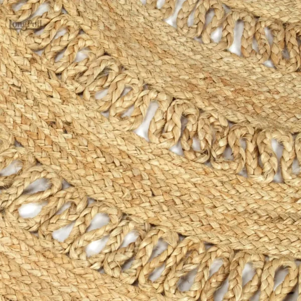 Tapis salon jute, texture douce et durable