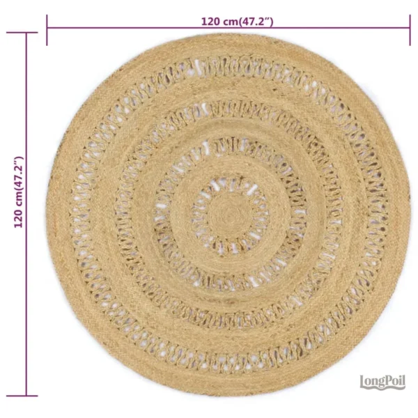 Tapis jute chic, accessoire tendance pour votre maison