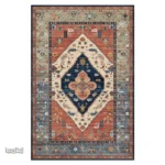 Tapis salon marocain aux motifs traditionnels