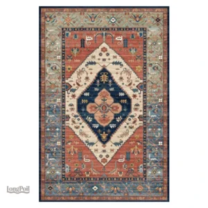 Tapis salon marocain aux motifs traditionnels