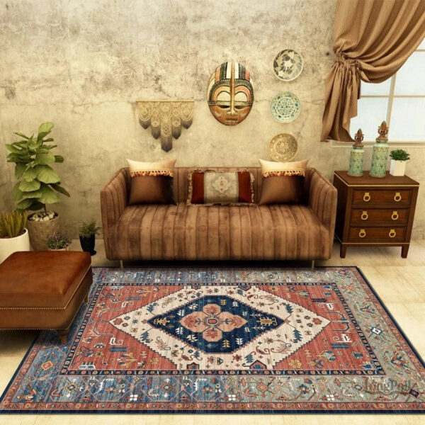 Tapis marocain artisanal, design élégant et authentique