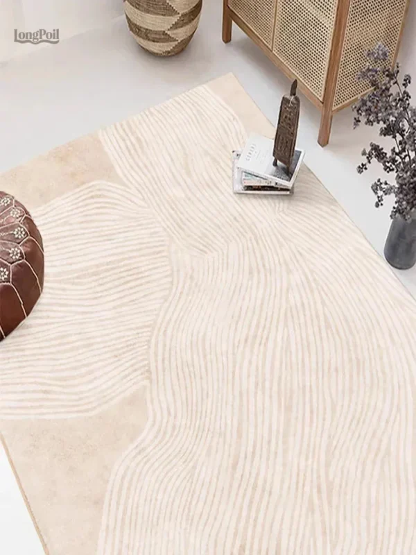 Tapis moderniste avec motifs stylés pour une décoration intérieure élégante