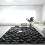 Tapis Shaggy doux et confortable en poils longs