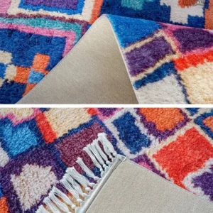 Tapis Style Berbère avec motifs géométriques élégants