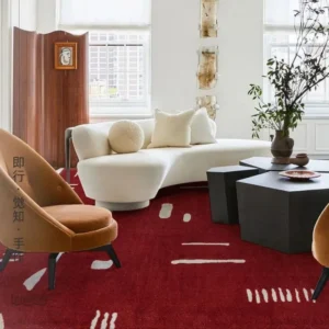 Tapis au style bohème pour un décor chaleureux