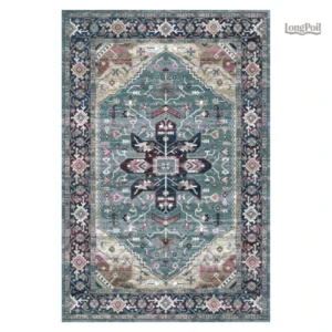 Tapis marocain au style traditionnel et coloré