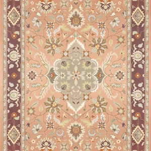 Tapis style perse aux motifs traditionnels et élégants