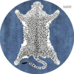 Tapis Tigre en peluche pour décoration intérieure