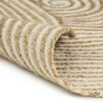Tapis en toile de jute, style rustique et chaleureux