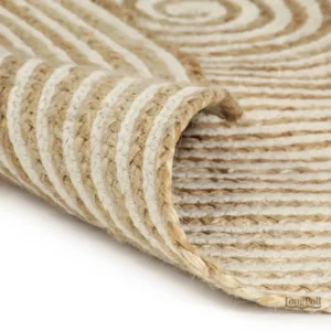 Tapis en toile de jute, style rustique et chaleureux