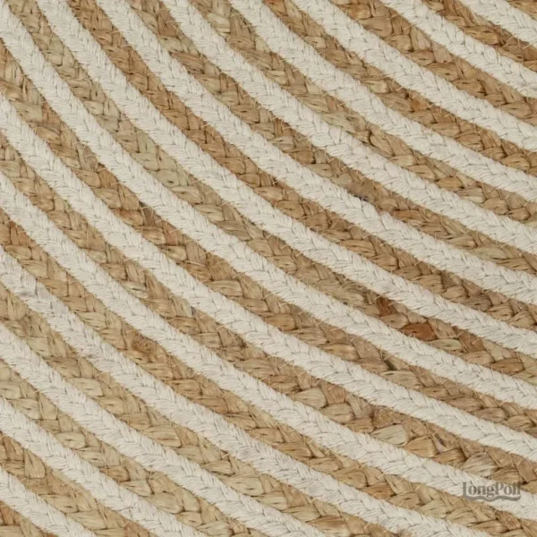 Tapis décoratif en jute, ajout élégant à votre espace