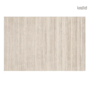 Tapis uni crème, élégant et sobre pour un intérieur moderne