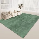 Tapis Vert moderne et élégant pour décoration intérieure