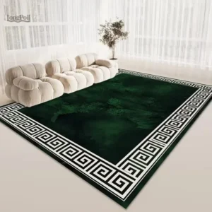 Tapis Émeraude élégant pour décoration intérieure