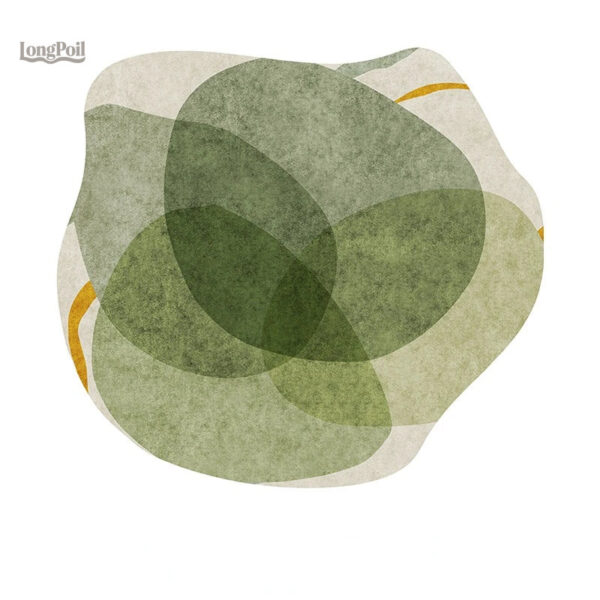 Tapis vert doux pour chambre de bébé