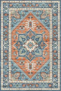 Tapis Vintage aux motifs uniques et couleurs riches