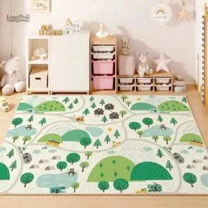Tapis jouet avec circuit pour voiture